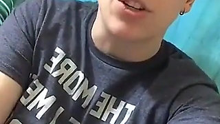 Standing Sloppy Pulsing Masturbation