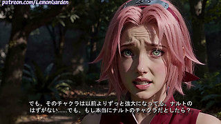 Pink-Haired Kunoichi got the sex of her dreams in Konoha's Forbidden Forest 3d Hentai Naruto x Sakura