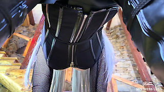Mistress Legs Facesitting in Nylon - Multi Angle Ass Worship & Domination Part 1