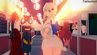 Koneko Kimono BBC Sex - Dxd Ntr Madness Series