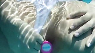 Willow Ryder Underwater Pool Sex In White Swimsuit With BBC