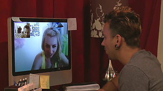 18 year old Lexi Belle fucks a guy she met online
