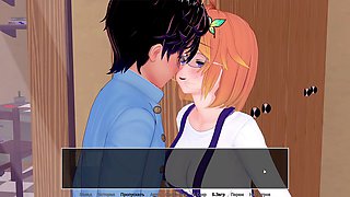 Nympho anime babe giving oral pleasure in hardcore scenes