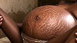 Poor 9-month Pregnant Woman Cums Uncontrollably and Craves a Cock in Her Loose Pussy