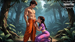 Bheem fucked chutki at the jungle