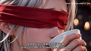 Cuckold Husband Watches Fat Bull Fuck His Blindfolded Red Concubine Ai-generated