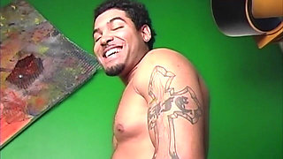 Nubian Princess Rides Her Tattooed Stud Wildly