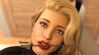 Grandma's House - Gameplay - Roleplay - College Uniform Cosplay - Stepmom and Stepdaughter Try to Please College Professor