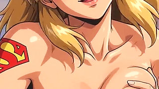 Transgender Stepmom Jerks off While Cumming and Reading Smut, Mavis Cock Tease, Supergirl Slut