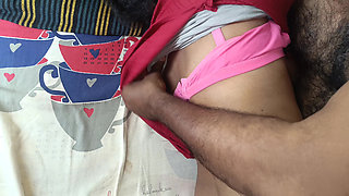 Step Brother Enjoying Bed with House Wife