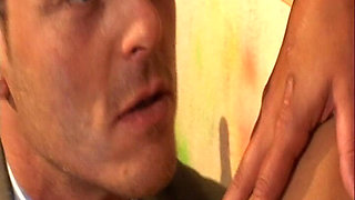 Blonde German Hot Mom Gets Anal Fisted and Railed in Fetish Scene