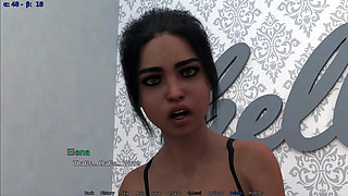 Kissing My Step Sister Elena and Wants to Look at My Big Dick After Showing Her Small Perky Tits