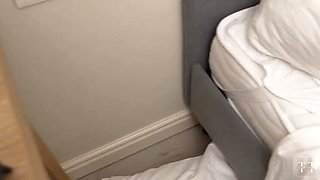 Homemade Couple Sex Before Separation - Part 2: Blowjob & Real Orgasm with Brunette Ellie and Monster Cock Tim