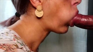 Arrow & Petra Close Up Glory Hole Blowjob - Big Cock Cum Swallow Deep Throat