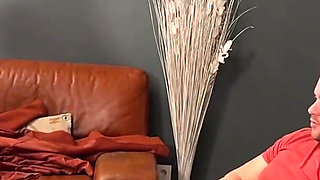 A Beautiful Redhead with Big Tits Comes to the House to Take Care of My Cock!