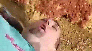 Horny couple fucks on the beach