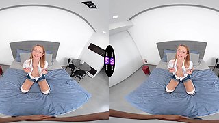 Lustful Luciana and youthful duo indulge in titillating teatime fun as her locks cascade