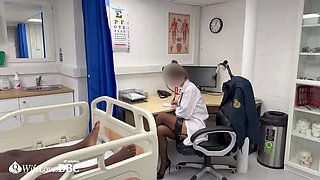 Doctor Fucks BBC Athlete Wife Rough - Interracial Creampie & Cuckold 4K