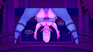 Video game porn, elves, cartoon hentai