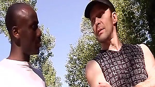 Inked Cum Eating Slut From France Pounded in Ir Threesome