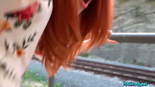 Public agent - dirty hot us red haired stunner gets lost in czech