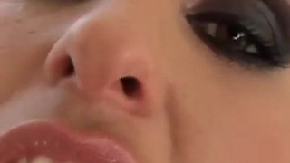 Big Boobies, Big Ass, Lots of Cocks and a Brunette