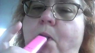 Naughty Nurse Vicki Vapes in Her Car After