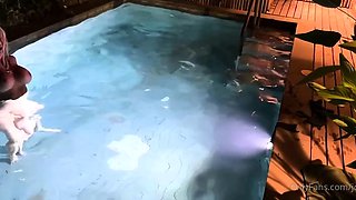 OnlyFans Sienna Day And Johnny Sins Fucking In The Pool On