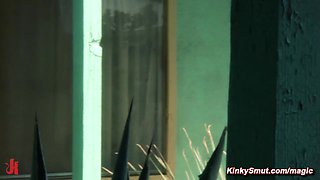 Motel owner butt sex fucks bound detective