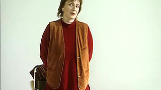 Mature Lady From Germany Showing Her Big Tits on Casting