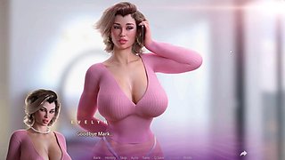 Stepmom Showing Boob Cleavage And Rubbing My Cock With Huge Ass