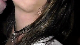 Swallowing 40 Loads From Over 20 Guys in a Bar
