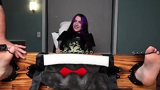 TheTickleRoom – Lexies Spread Foot Tickle Toe Tie! -