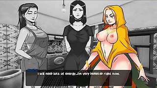 3d animation, in english, school girl