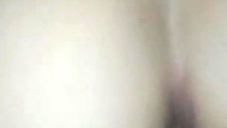 Girlfriend Got Scared When She Saw My Big Dick I Managed to Fuck Her Hairy Pussy at Night