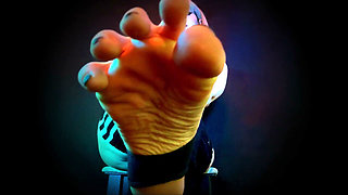 Halloween Foot Gag Challenge, Fatal End Version - POV, Foot Fetish, Goth, Adidas