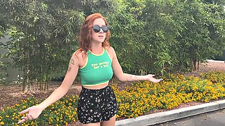 Stranded Hentai Tourists Stray from Path to Freaky Outdoor Threesome Where Creampie and Deep-Thro