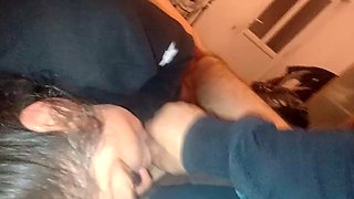 I come home and fill my mouth with cum