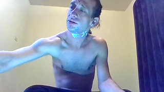 Transgirl Shaving Her Face