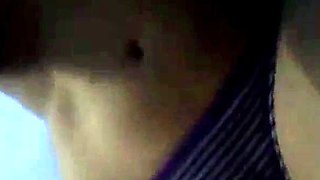Indian Amateur's Striptease Selfie