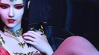 Goddess of the Pixel Realm: Curves Unchained - 3D Animation Hentai