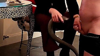 Lady Medea Hard Cock Vacuuming Verbal Humiliation