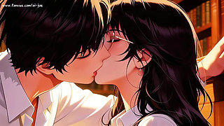 Gap Moe Glasses Beautiful Woman, the Private Study Session in the Library.super Temptation.episode 3. Ai-generated