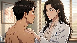 Anime porn, perv doctor, doctor fucks patient