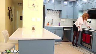 The hot MILF, Andi James, will handle the situation as the housekeeper. - Anal