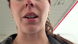 Trying Not to Cum Too Loud While I Pump My Gas