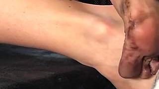 Filthy Sole Worship - Licking Every Inch of Her Muddy Garden Feet