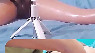 Submissive Wife Lets Him Play with Her Oiled Ass Before Fucking Her