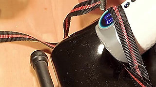 Left Alone to Post Orgasm Machines Restrained to a Cock Milking Machine for a Post Orgasm Torment