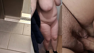 He Walked Down the Hall... She Opened the Door Completely Naked and Begged for Creampie